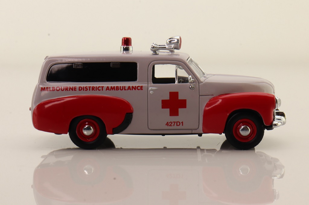 Matchbox Collectibles YYM38061; 1955 Holden FJ Van; Australian Field Service Ambulance